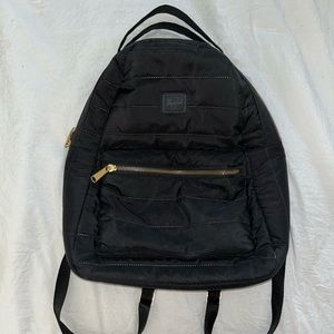 Herschel Black & Gold Backpack